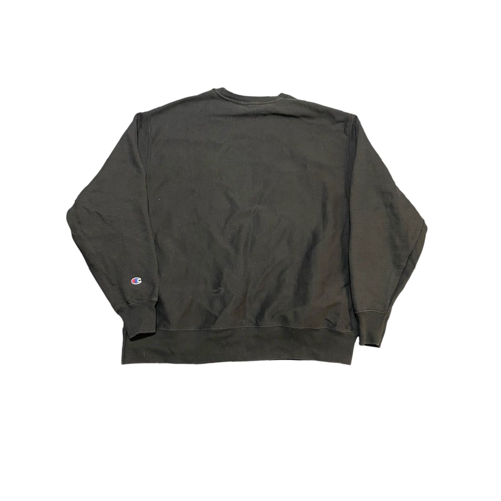 Champion Champion Reverse Weave Sweatshirt 2XL Black Heavyweight Crewneck Mens Pullover Knit Embroidered Logo Chart Size US XXL / EU 58 / 5 - 2 Thumbnail