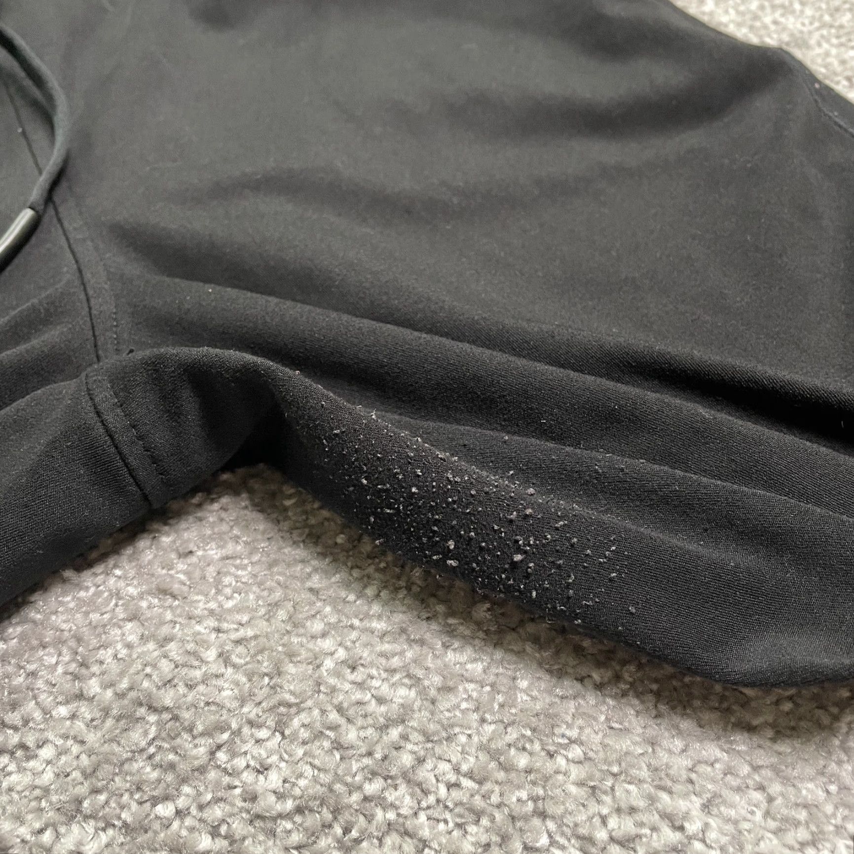 Vintage 90 Degrees By Reflex Sweatpants Women XS Black Drawstring Tapered 26x27.5 Size 26" / US 2 / IT 38 - 6 Thumbnail