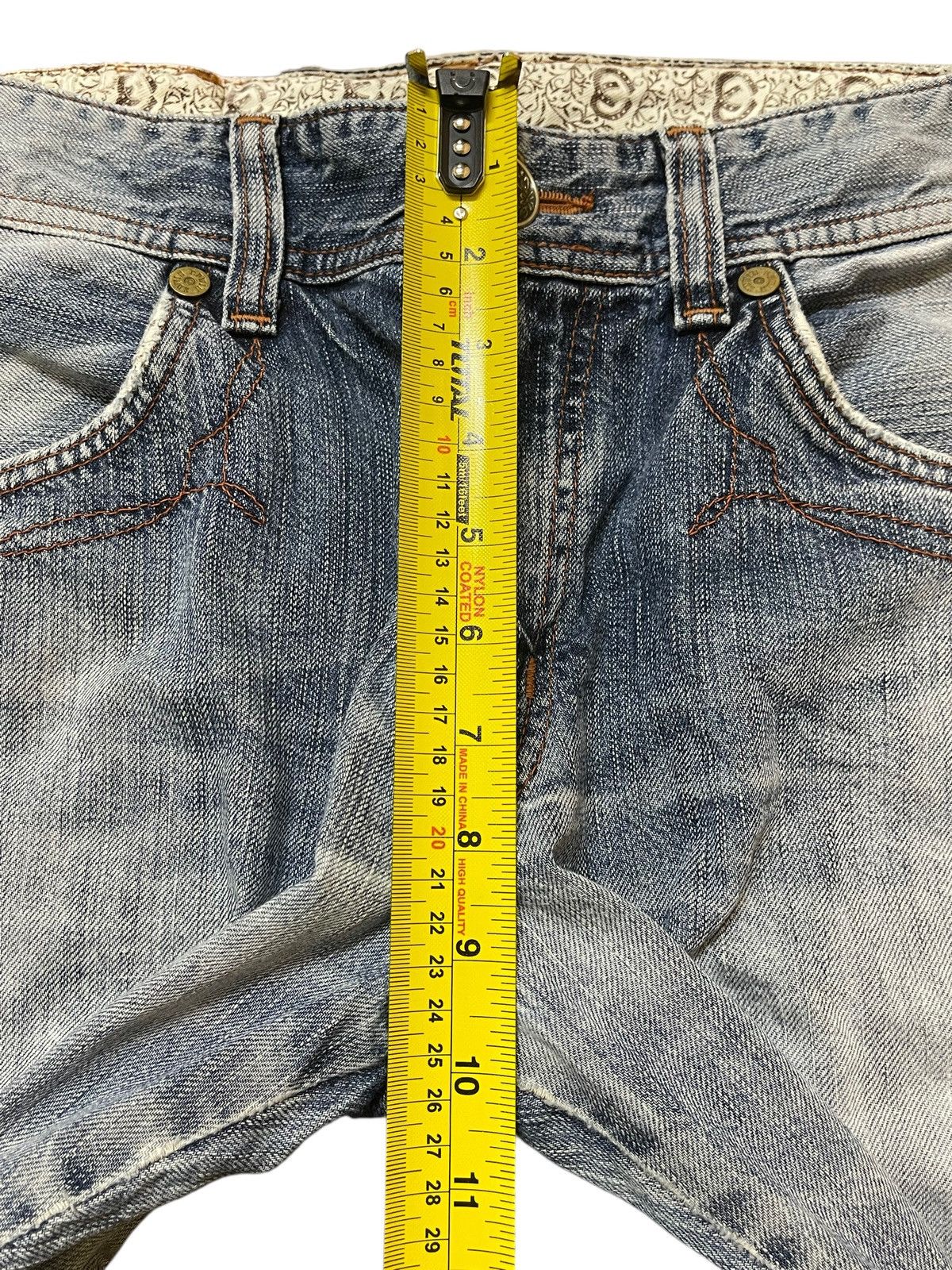 Edwin Vintage Edwin 503 Blue Trip Faded Wash Style Baggy Jeans Size US 33 - 16 Thumbnail