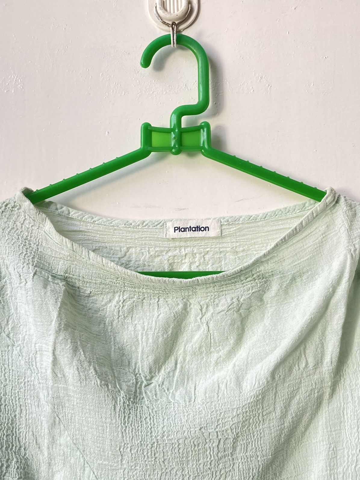 Designer × Issey Miyake × Japanese Brand PLANTATION Green T-shirt Size US S / EU 44-46 / 1 - 4 Thumbnail