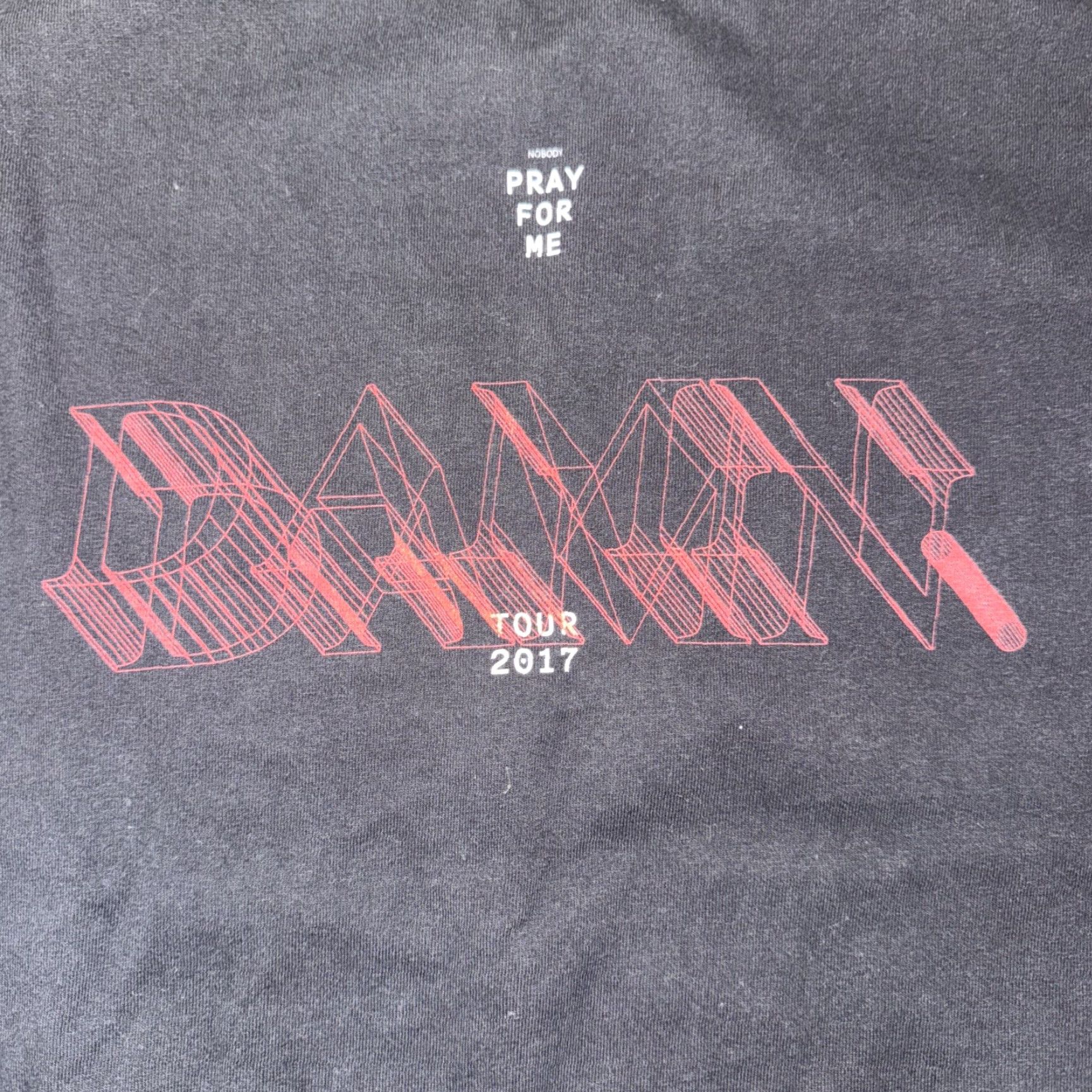 Vintage Kendrick Lamar DAMN Long Sleeve T-Shirt Black Small 16x23 Hip Hop Rap Tour Merch Mens Shirt Graphic Print Size US S / EU 44-46 / 1 - 4 Thumbnail