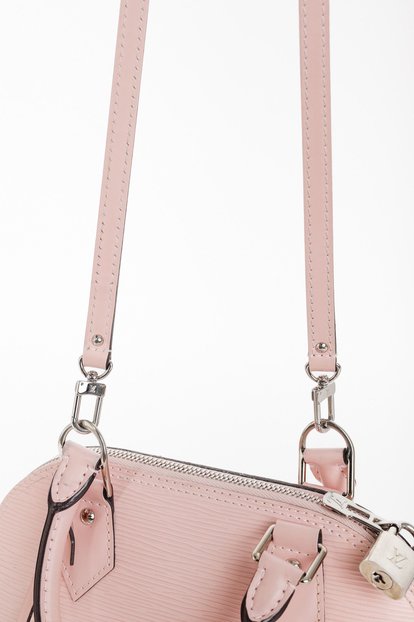 Louis Vuitton Louis Vuitton Alma BB Rose Ballerine Epi Leather Tote Bag Size ONE SIZE - 7 Thumbnail