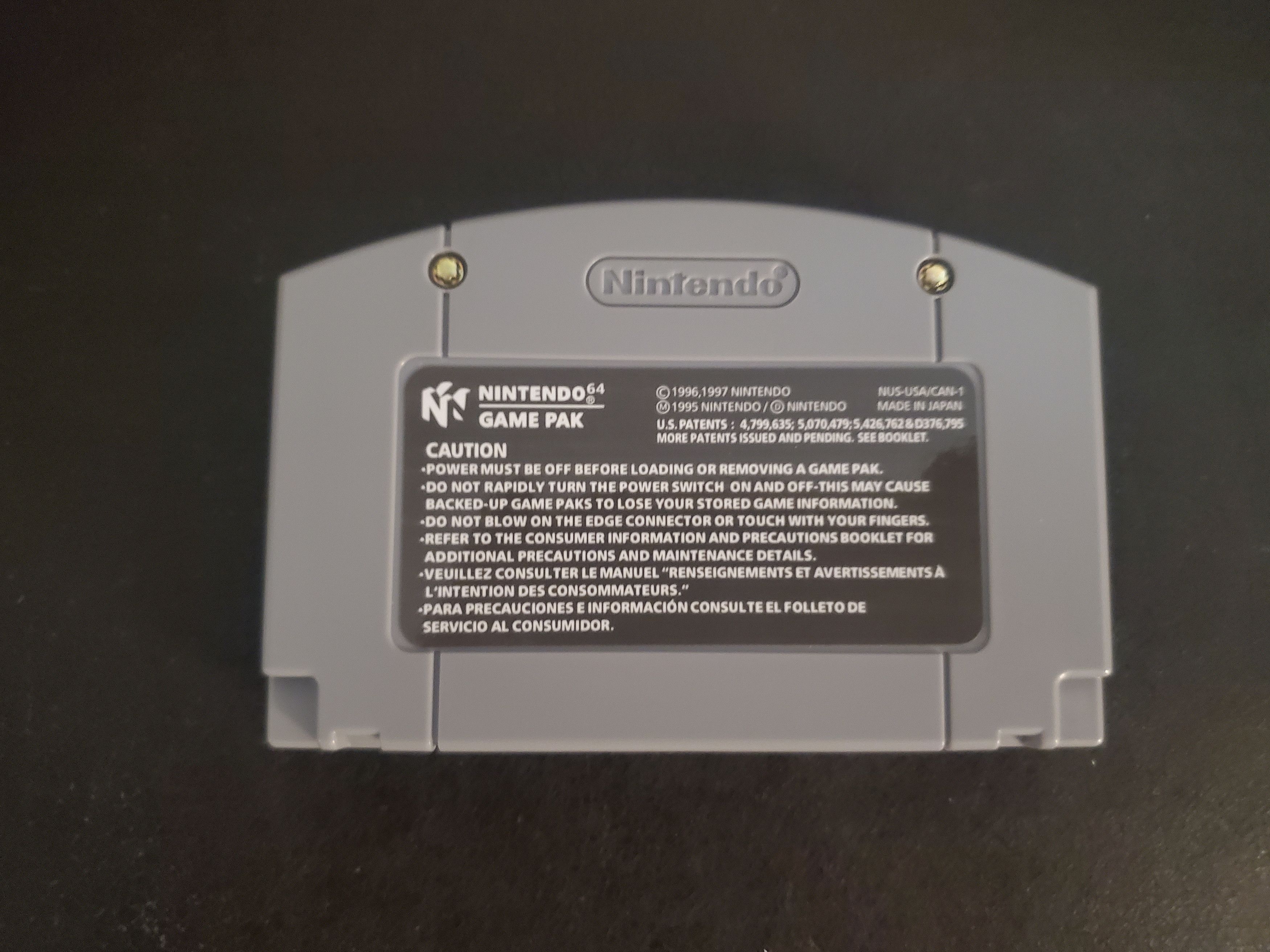 Nintendo Super Mario 64 N64 Nintendo 64 Video Game Cartridge 1996 Size ONE SIZE - 7 Thumbnail