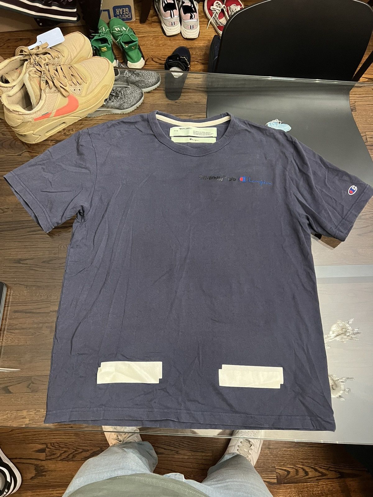 Champion × Off-White Champion x Off White Arrow Tee Size US S / EU 44-46 / 1 - 2 Thumbnail