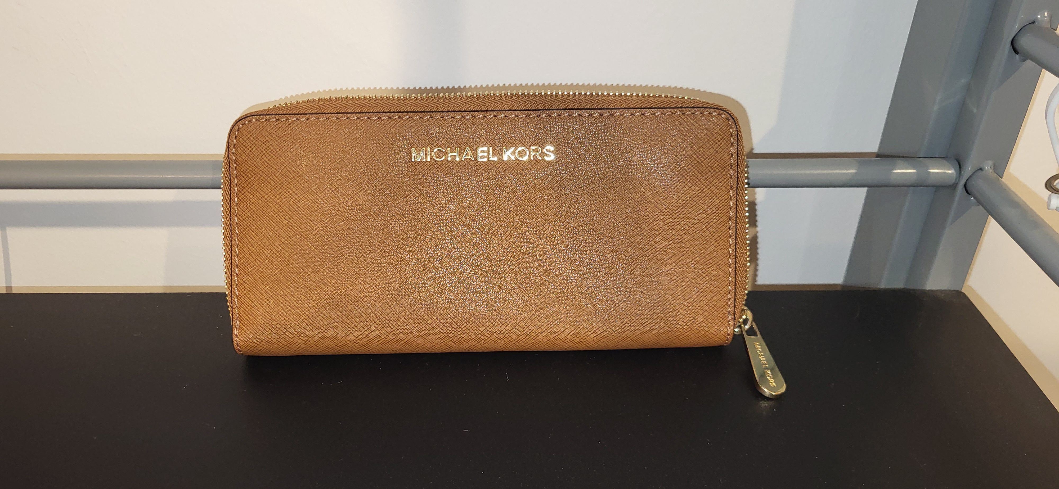 Michael Kors Cognac Wallet Size ONE SIZE - 1 Thumbnail