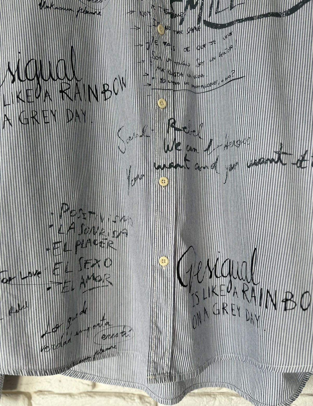 Desigual × Japanese Brand Desigual Regular Fit Men's Printed Shirt Size XL Size US XL / EU 56 / 4 - 4 Thumbnail