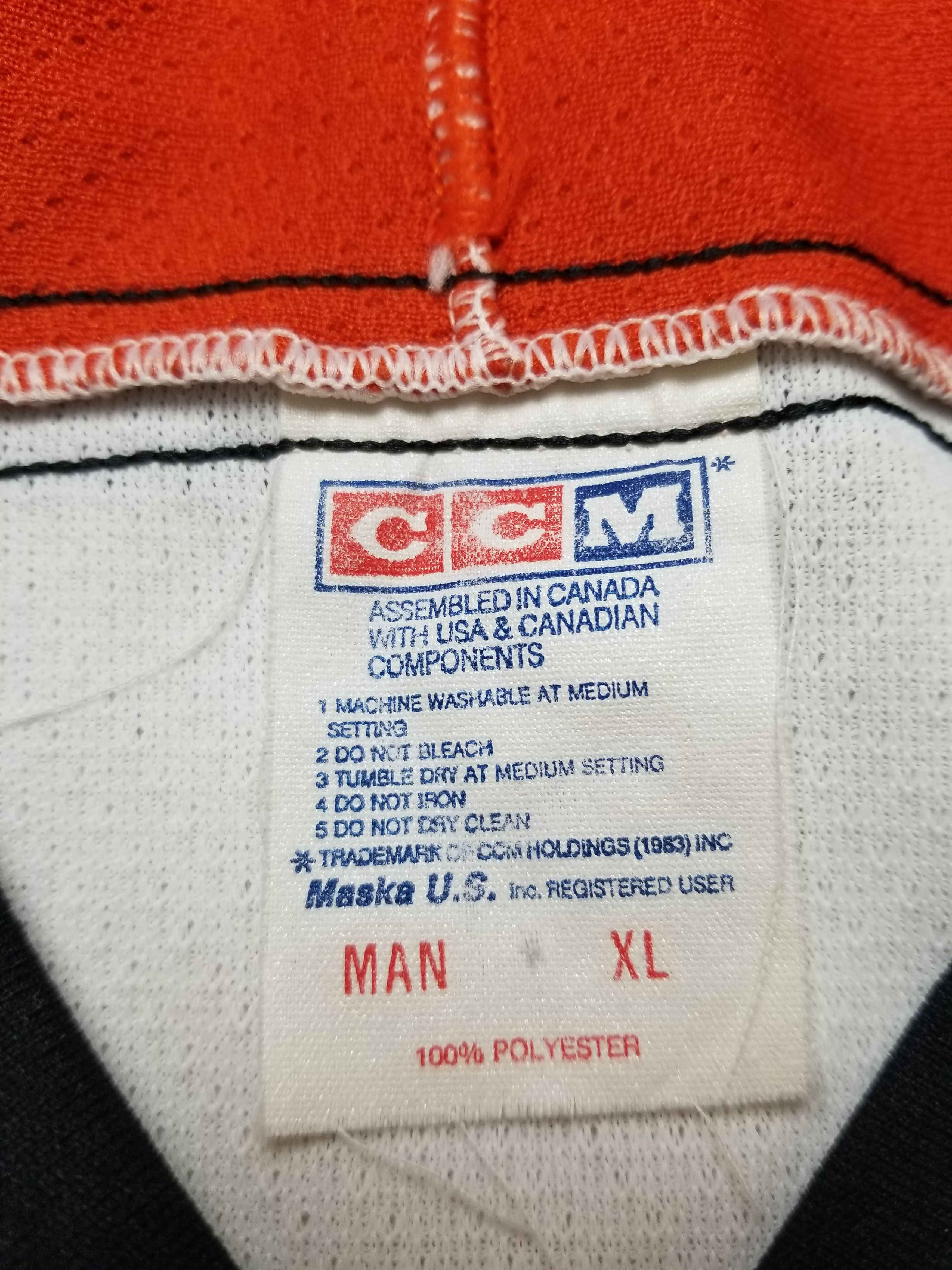 Ccm Vintage Philadelphia Flyers CCM Maska NHL Hockey Jersey Size US XL / EU 56 / 4 - 9 Thumbnail