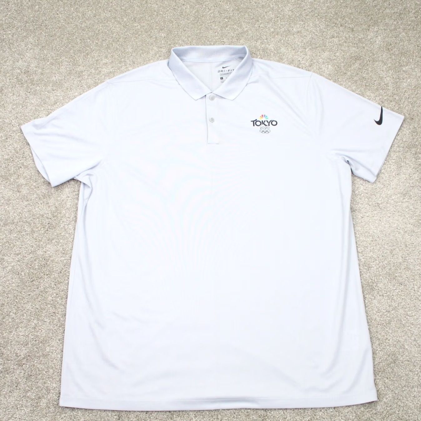 Nike Nike Polo Shirt Mens XL Gray Dri-Fit S/S Tokyo 2020 Olympics Logo Polo Shirt Mens XL Gray Nike Golf Dri-Fit Logo 90s? Size US XL / EU 56 / 4 - 2 Thumbnail