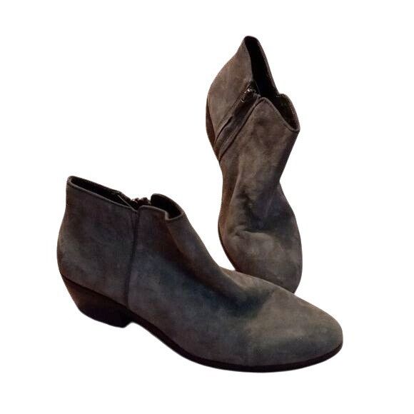 Sam Edelman Sam Edelman Size 8 Gray Suede Chelsea Ankle Boots Booties Si Size US 8 / IT 38 - 2 Thumbnail
