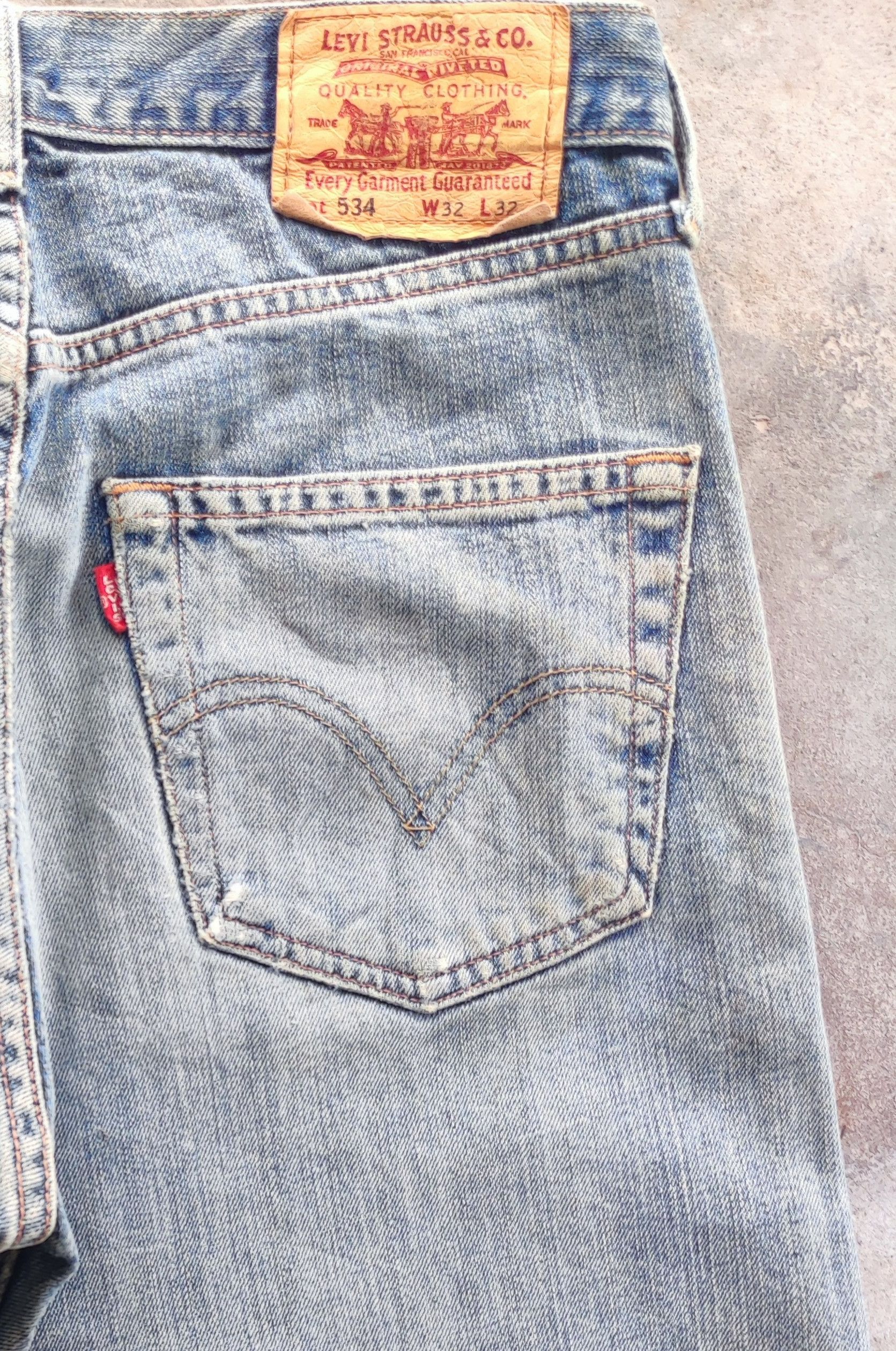 Levi's Vintage Levi's Brand Baggy Denim Ripped Faded Pants Size US 31 - 11 Thumbnail
