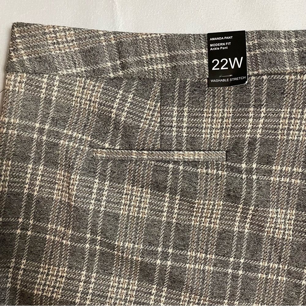 Other NWT New Amanda & Chelsea Amanda Plaid Pants Size 22W Size 42" / US 20 - 4 Thumbnail