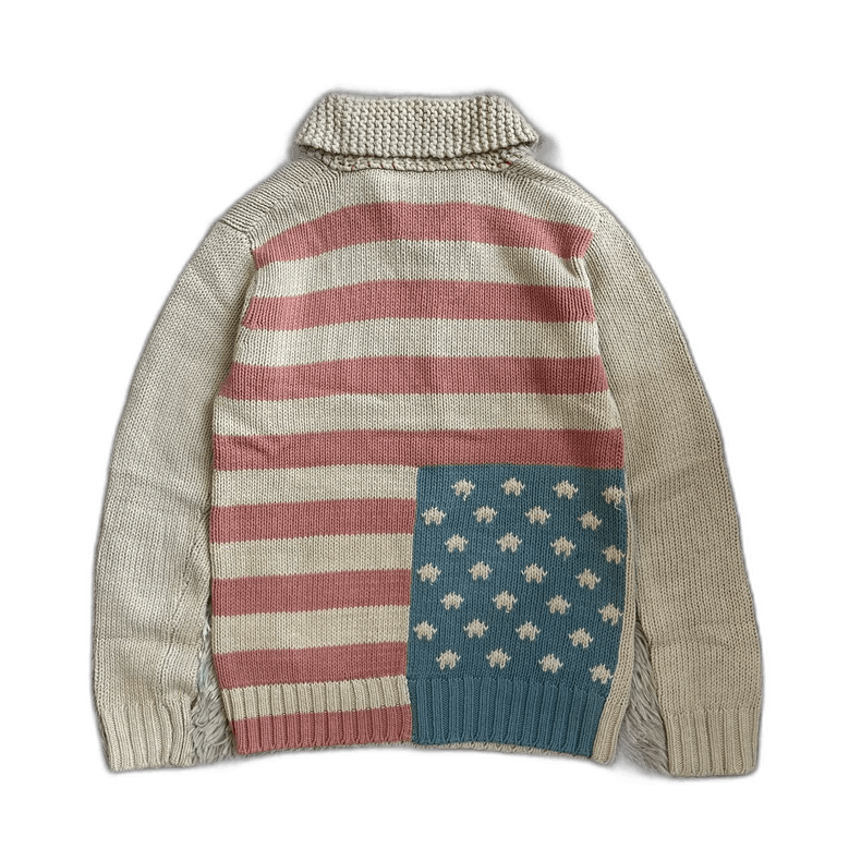 Visvim VISVIM Sturgis Sweater with Flag Design | Grailed