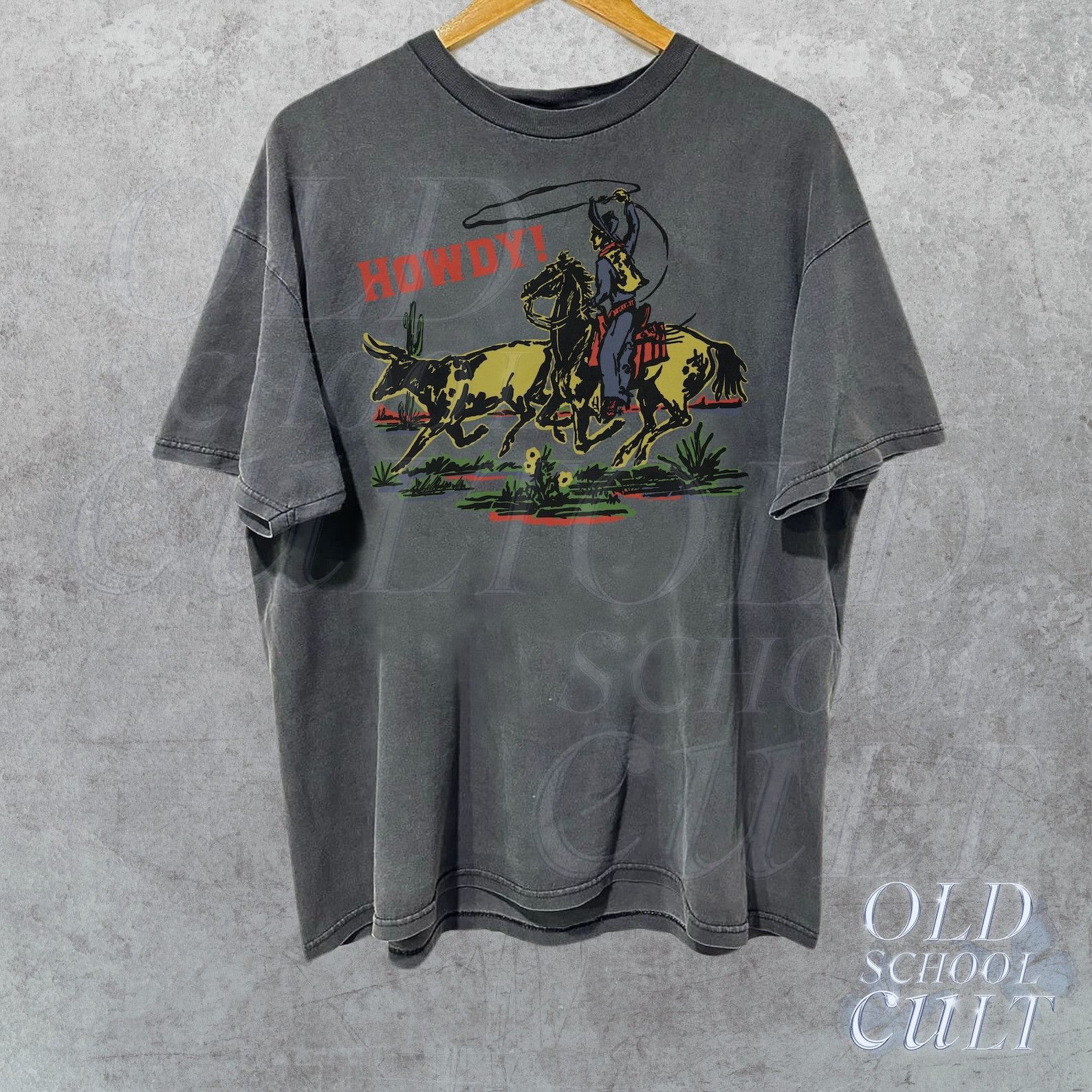 The Unbranded Brand Vintage Cowboys 90s T-Shirt Size US M / EU 48-50 / 2 - 2 Thumbnail