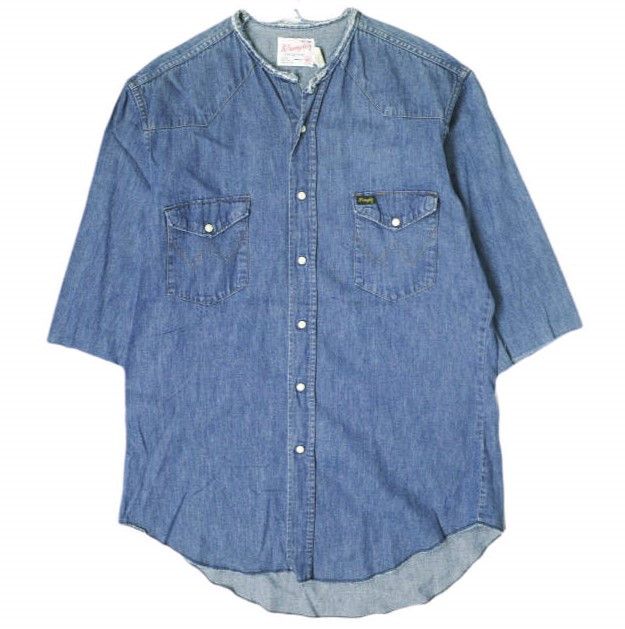 Other Wrangler 27MW Denim Shirt Cotton Tops 27MW DUTY FREE for USA