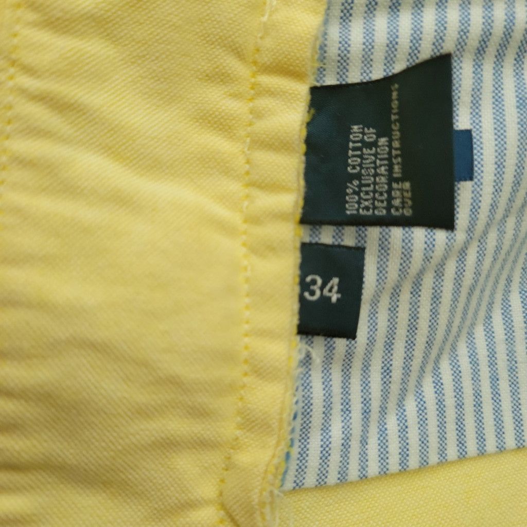 Ralph Lauren Ralph Lauren Men's Cotton Shorts Yellow Size 34 Inseam 10" Size US 34 / EU 50 - 8 Thumbnail