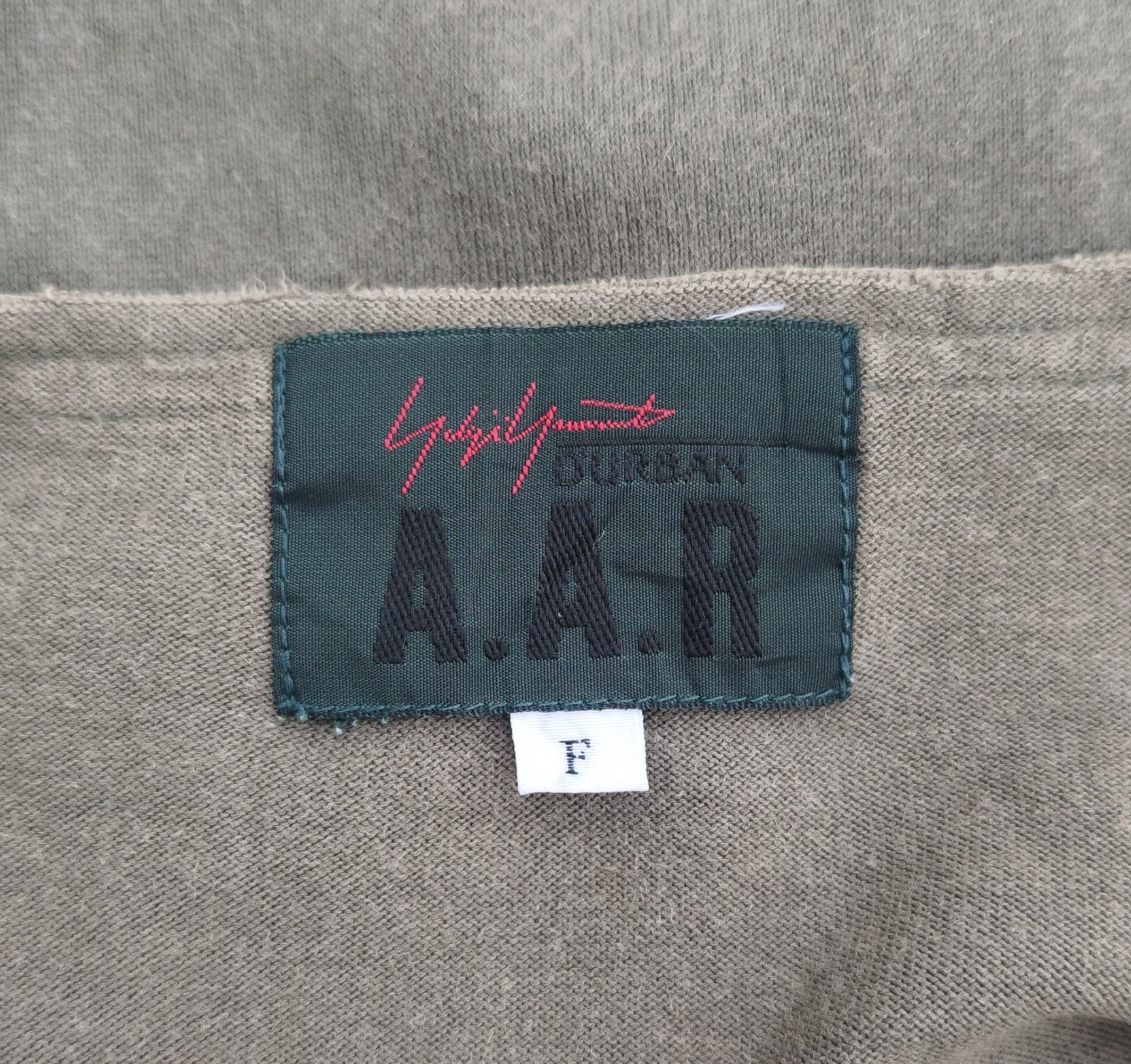 Japanese Brand × Yohji Yamamoto Vintage A.A.R by yohji yamamoto zip t-shirt Size US M / EU 48-50 / 2 - 4 Thumbnail