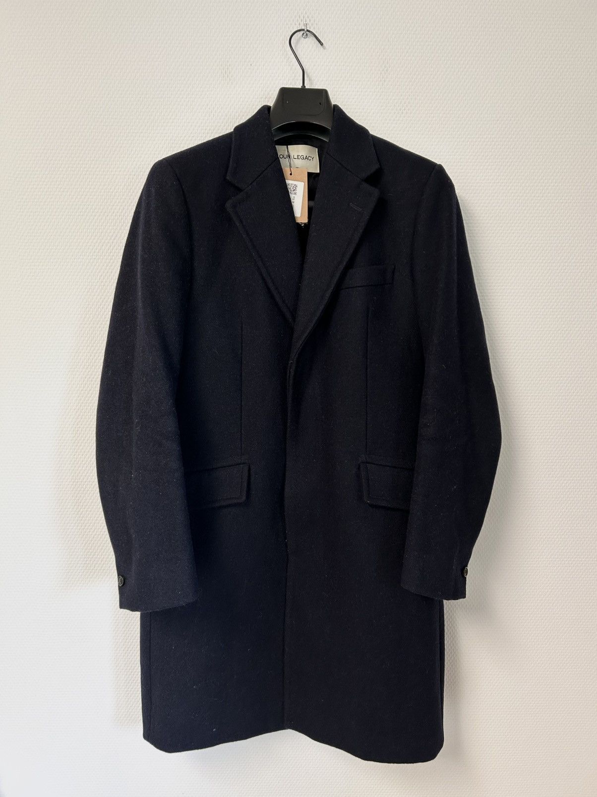 Our Legacy FW2015 Heavy Camel Wool Coat Navy Size US M / EU 48-50 / 2 - 3 Thumbnail