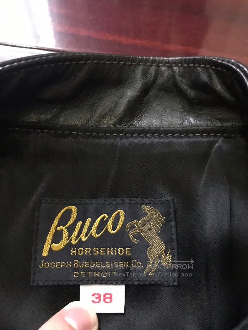 Buco Buco J-100 horseskin locomotive leather coat Size US S / EU 44-46 / 1 - 3 Thumbnail