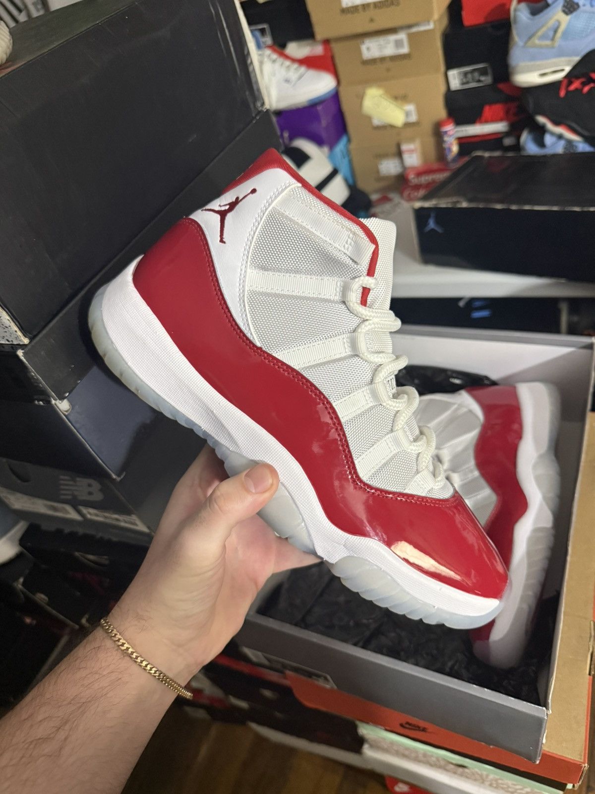 Jordan Brand Jordan retro 11 cherry sz 12 Size US 12 / EU 45 - 1 Thumbnail