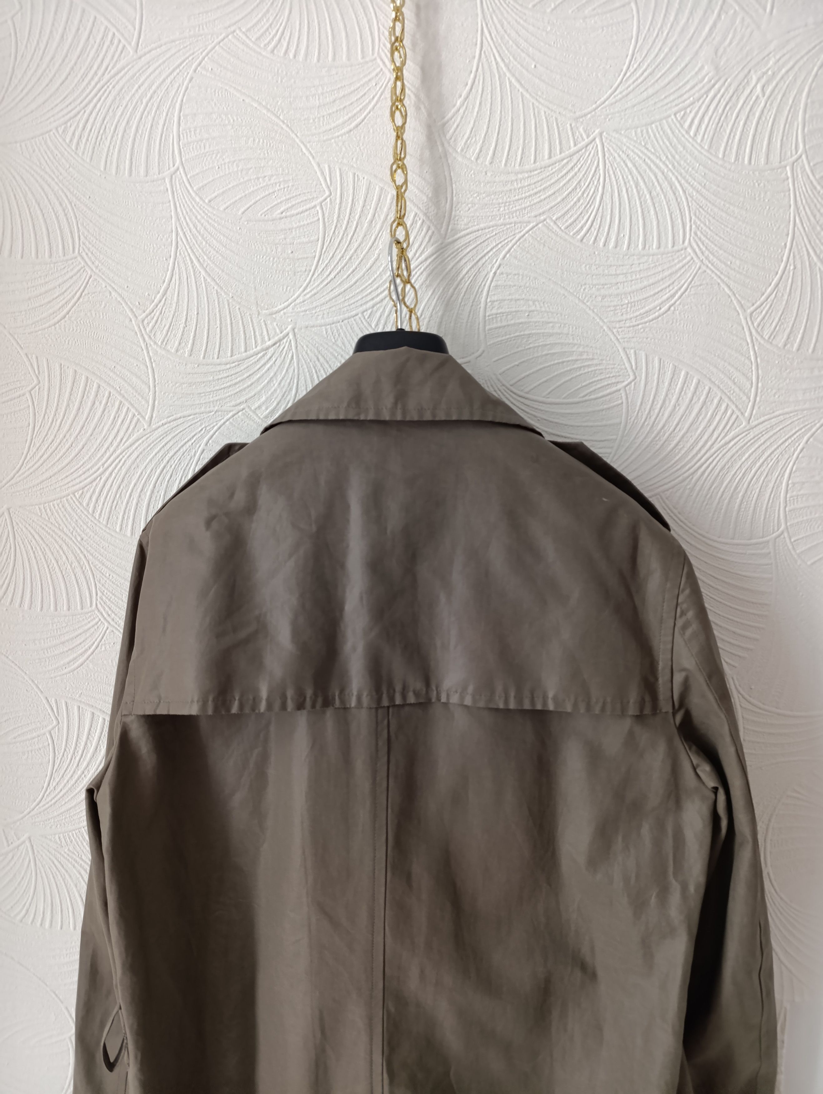 John Varvatos JOHN VARVATOS USA MEN'S TAUPE TRENCH COAT Size US M / EU 48-50 / 2 - 14 Thumbnail