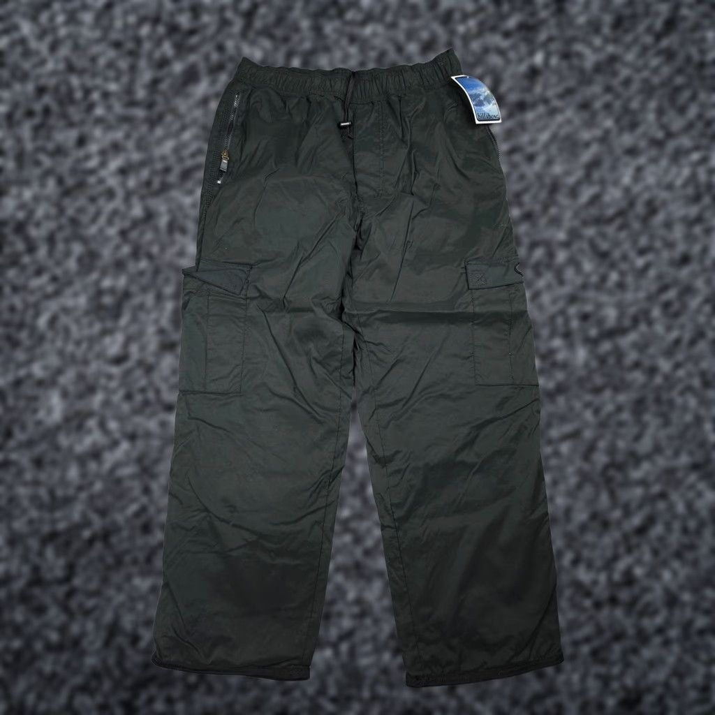 Quiksilver VINTAGE Billabong Combat Snowboard Pants Mens Medium Black NWT Nylon Made USA Size US 31 - 1 Thumbnail