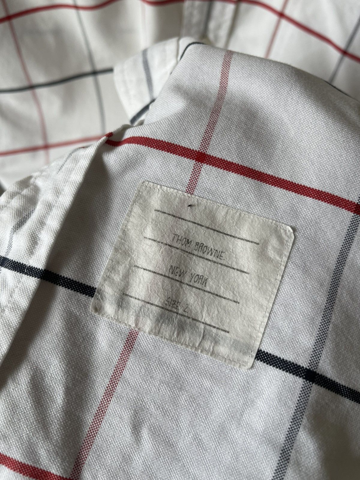 Thom Browne Thom Browne Oxford Plaid Shirt Size US M / EU 48-50 / 2 - 8 Thumbnail