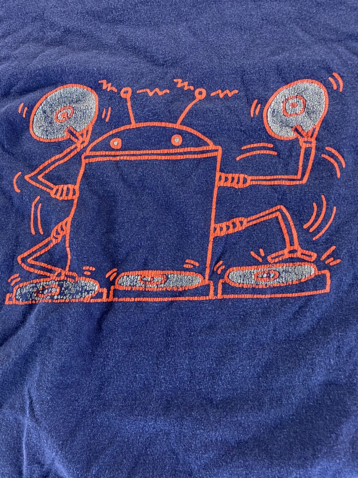 Keith Haring Vintage Keith Haring DJ Robot Size US S / EU 44-46 / 1 - 5 Thumbnail