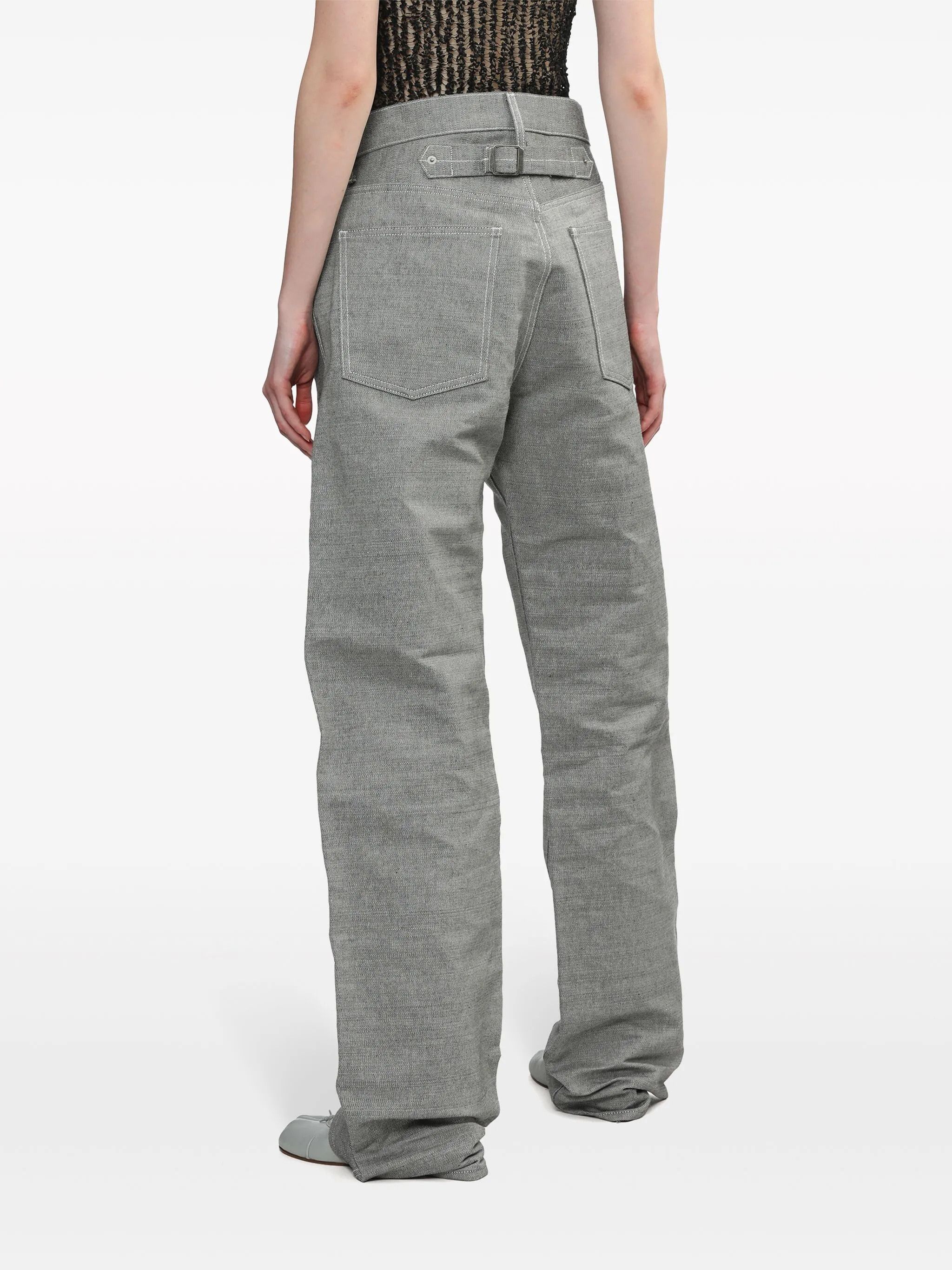 Maison Margiela o1y0625 Casual Pant in Gray Size 26" / US 2 / IT 38 - 4 Thumbnail