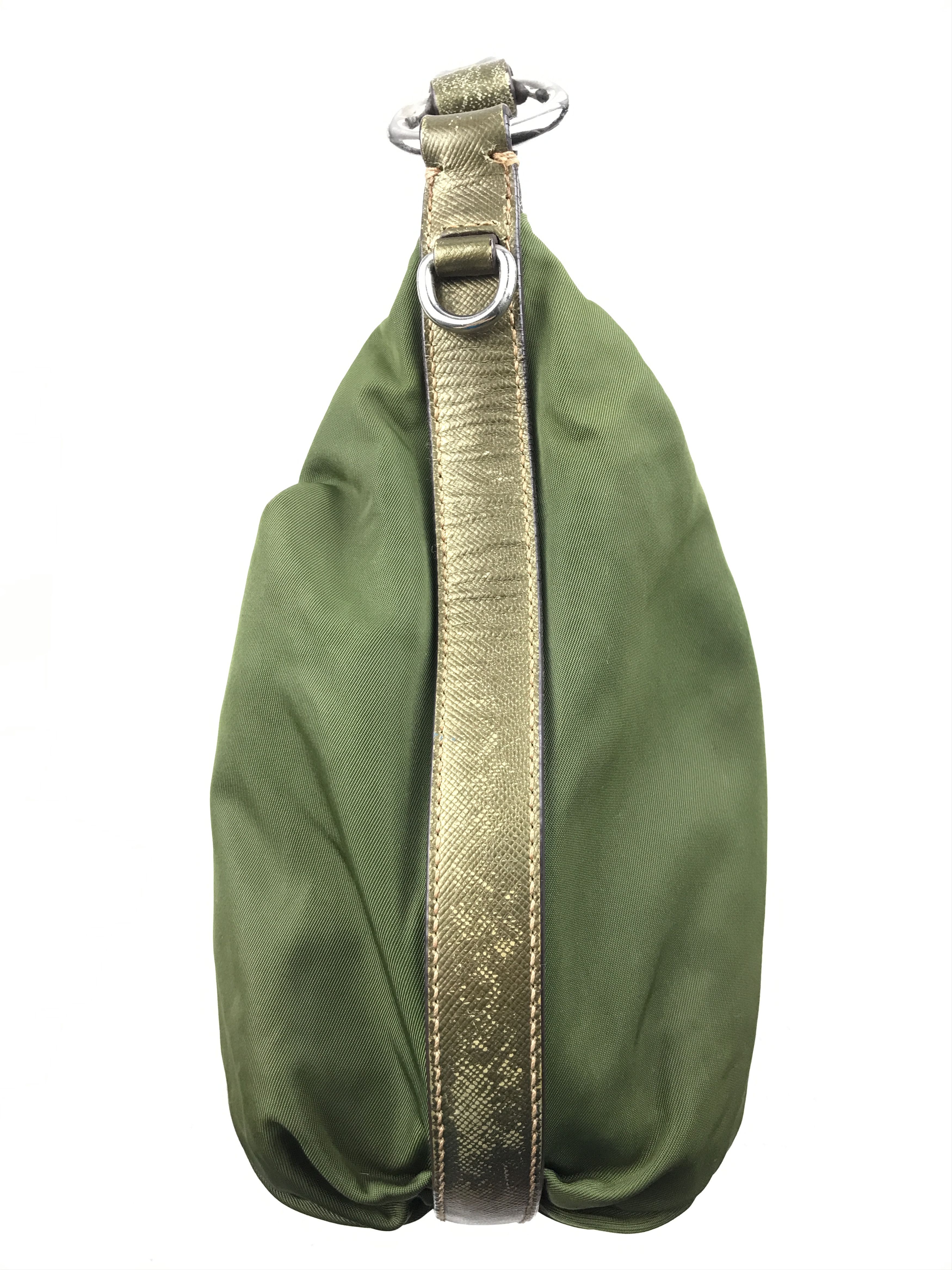Prada Vintage Prada Nylon Hobo Shoulder Bag Size ONE SIZE - 5 Thumbnail