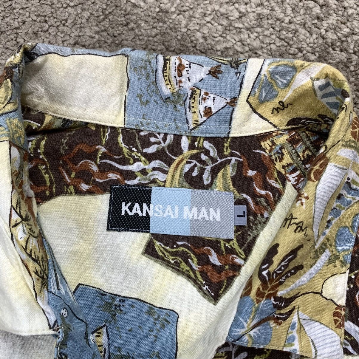 Kansai Yamamoto KANSAI MAN By KANSAI YAMAMOTO OPEN COLLAR SHIRT OVER SIZE Size US L / EU 52-54 / 3 - 7 Thumbnail