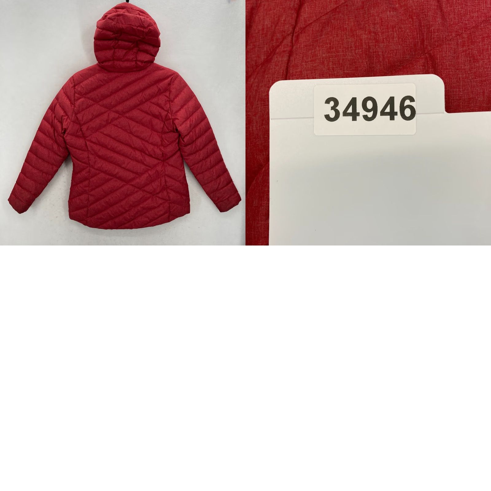 Eddie Bauer Eddie Bauer Premium Goose Down Puffer Jacket Women's Large Red Hooded Quilted Regular Down Jacket Size L / US 10 / IT 46 - 9 Thumbnail