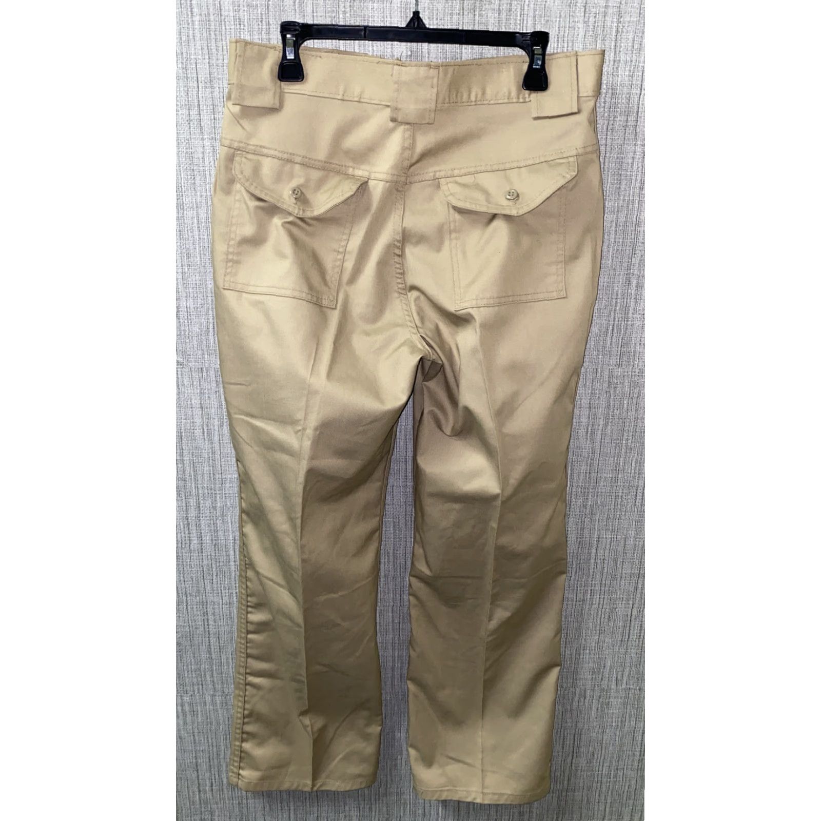 Vintage 10X Mens Beige Multi Pocket Zip Fly Pants Casual 34 x 30 Pants Mens Beige 10X Casual Pockets Zip Fly 34x30 Size US 34 / EU 50 - 4 Thumbnail