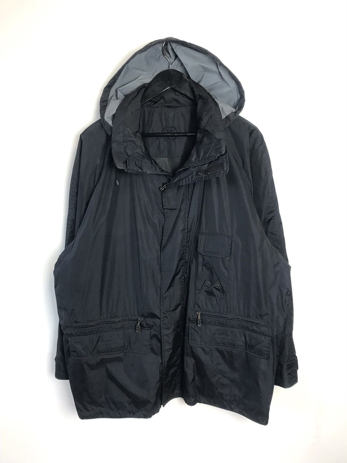 image of Active x Bogner Windstoper,waterproof Light Hooded Jacket,raincoat in Black, Men's (Size XL)