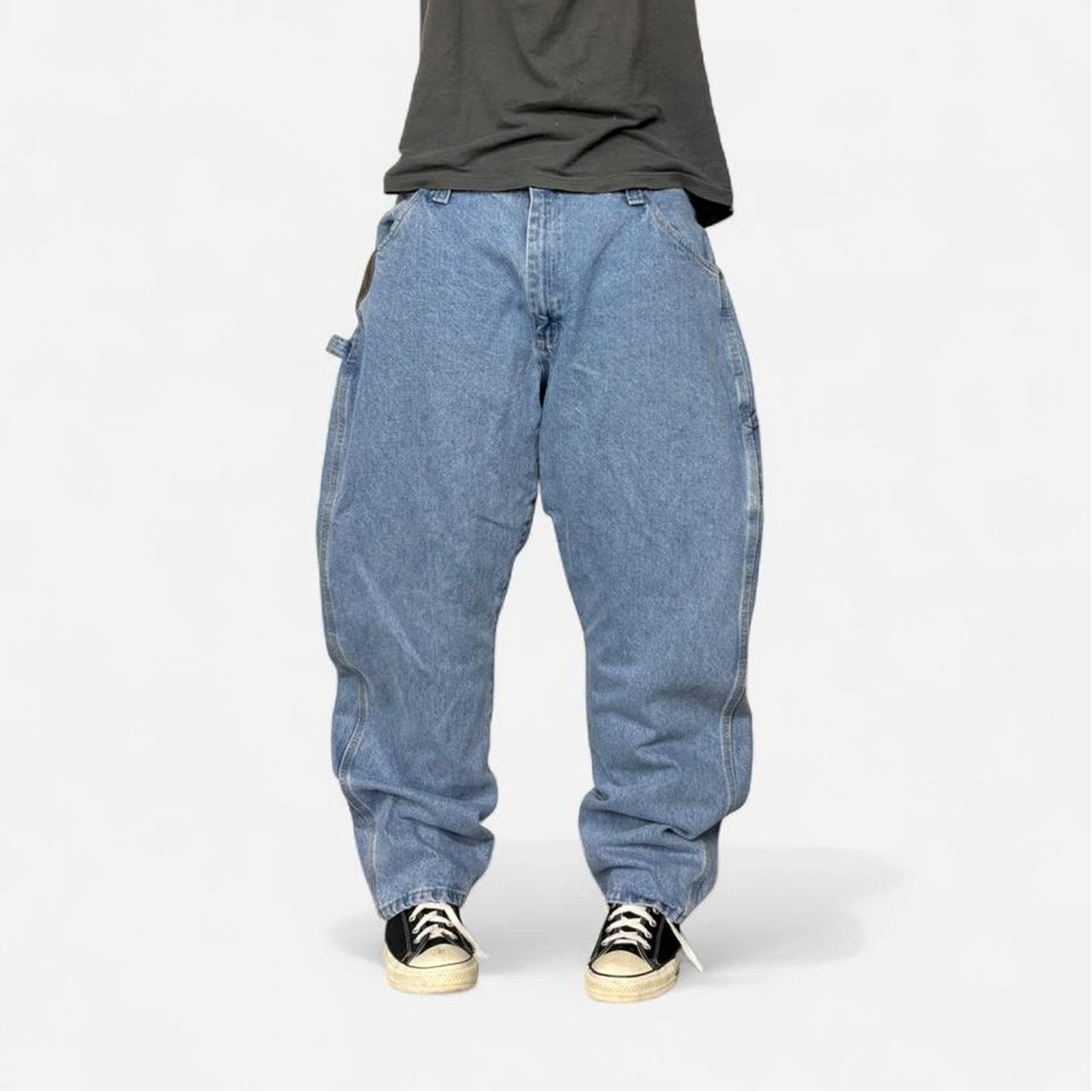 Wrangler Vintage Baggy Light Wash Carpenter Jeans Size US 40 / EU 56 - 1 Thumbnail