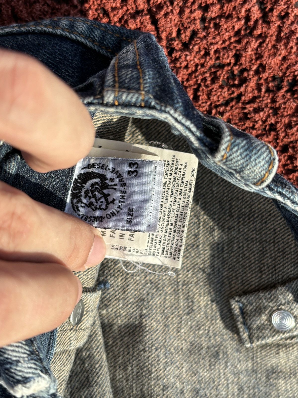 Diesel × Vintage Diesel Rap Vintage Jeans Size US 33 - 12 Thumbnail