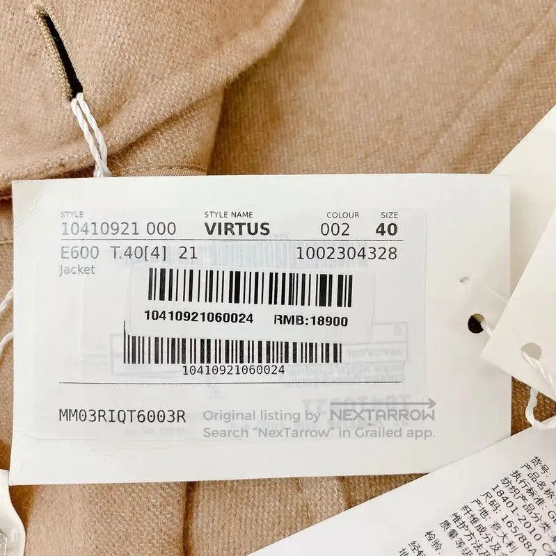 Max Mara MaxMara Khaki Women's Spring Jacket . Size M / US 6-8 / IT 42-44 - 8 Thumbnail