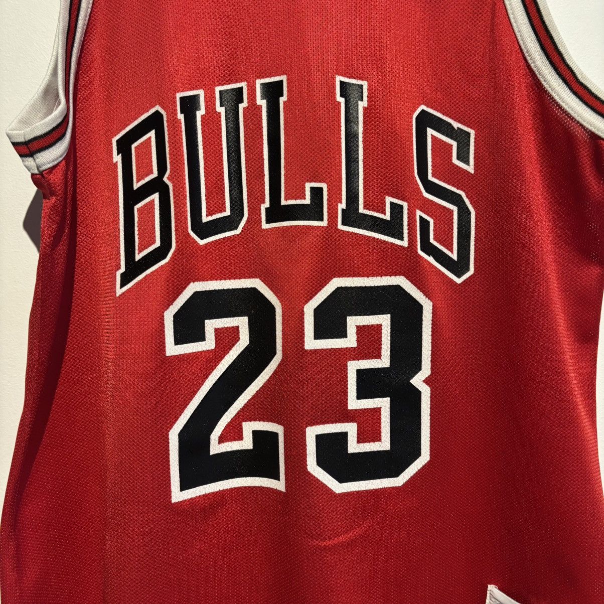Champion Authentic 1992 Michael Jordan Champion Jersey 44 Red Vintage Size US M / EU 48-50 / 2 - 4 Thumbnail