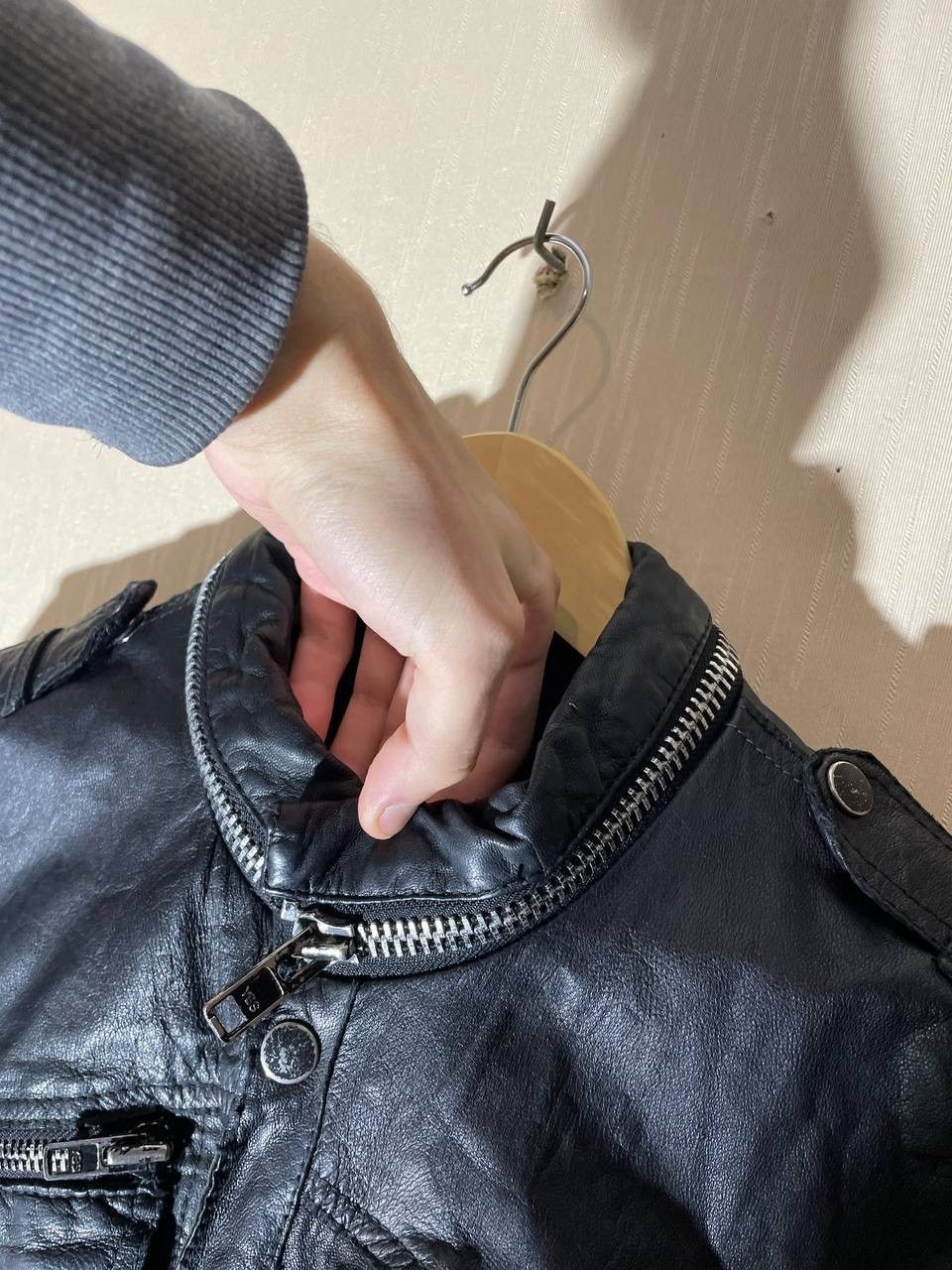 Allsaints × Vintage Allsaints Vintage Biker Leather Jacket Size US M / EU 48-50 / 2 - 9 Thumbnail