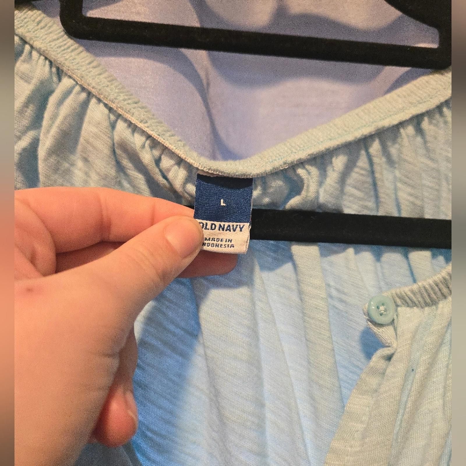 Old Navy Old Navy Cotton Top Size L / US 10 / IT 46 - 4 Thumbnail