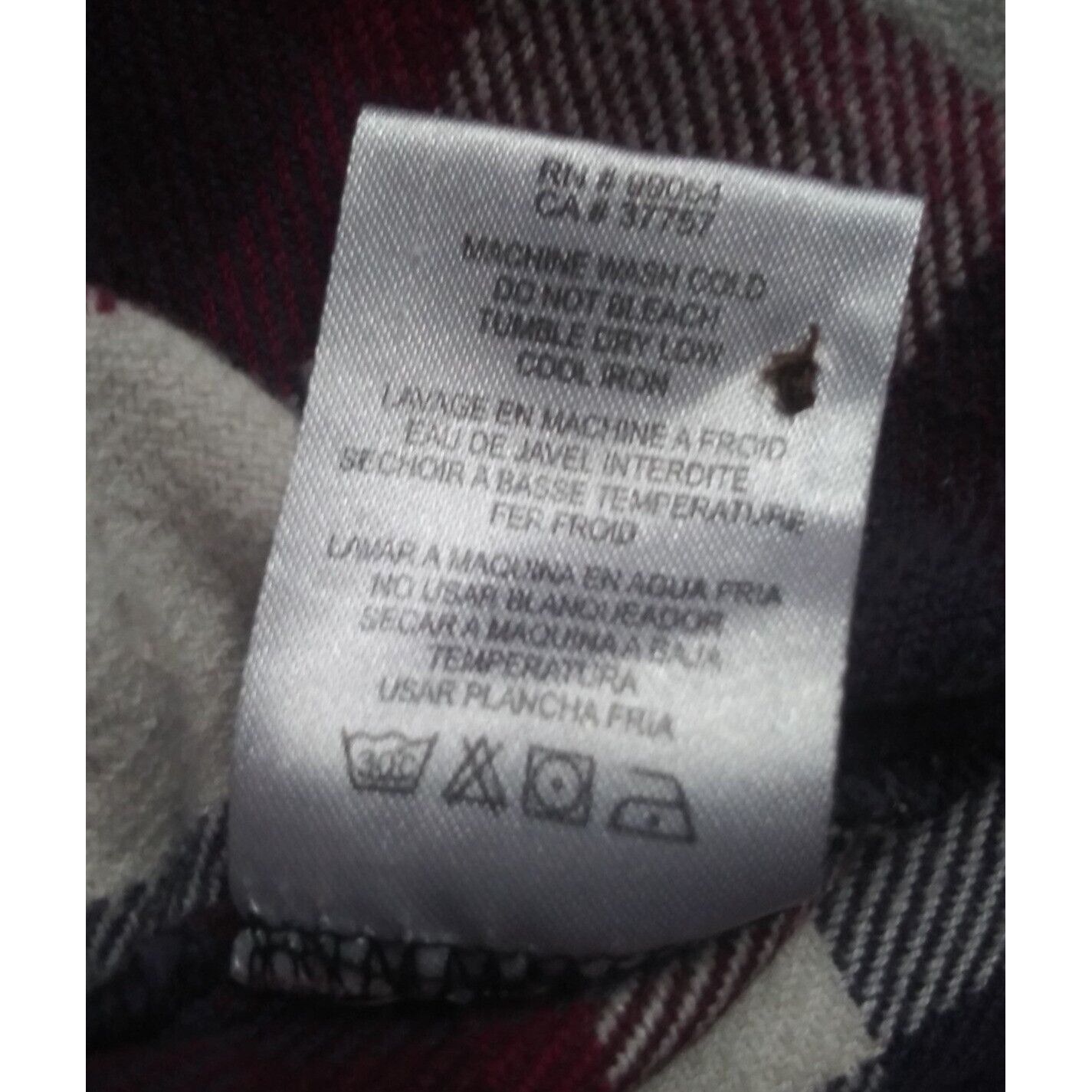 RVCA RVCA Open Front Flannel Shirt Womans Large Green Black Plaid Size XS / US 0-2 / IT 36-38 - 9 Thumbnail