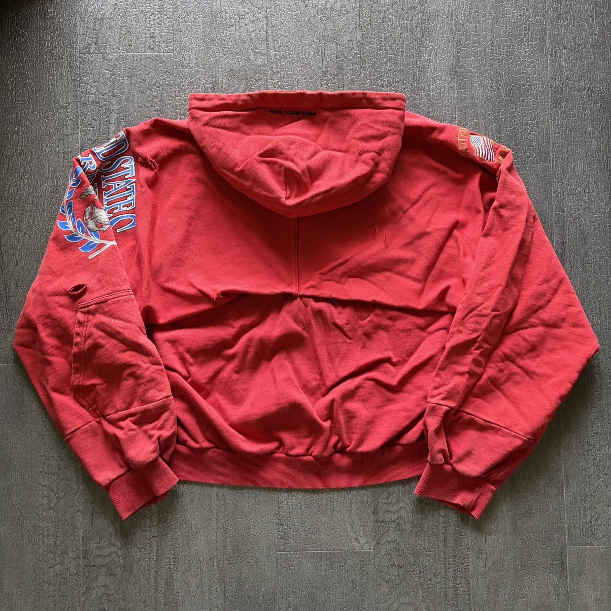 PROJECT G/R Project G/R MARINES FOLDED ZIP HOODIE size 3 Size US L / EU 52-54 / 3 - 5 Thumbnail