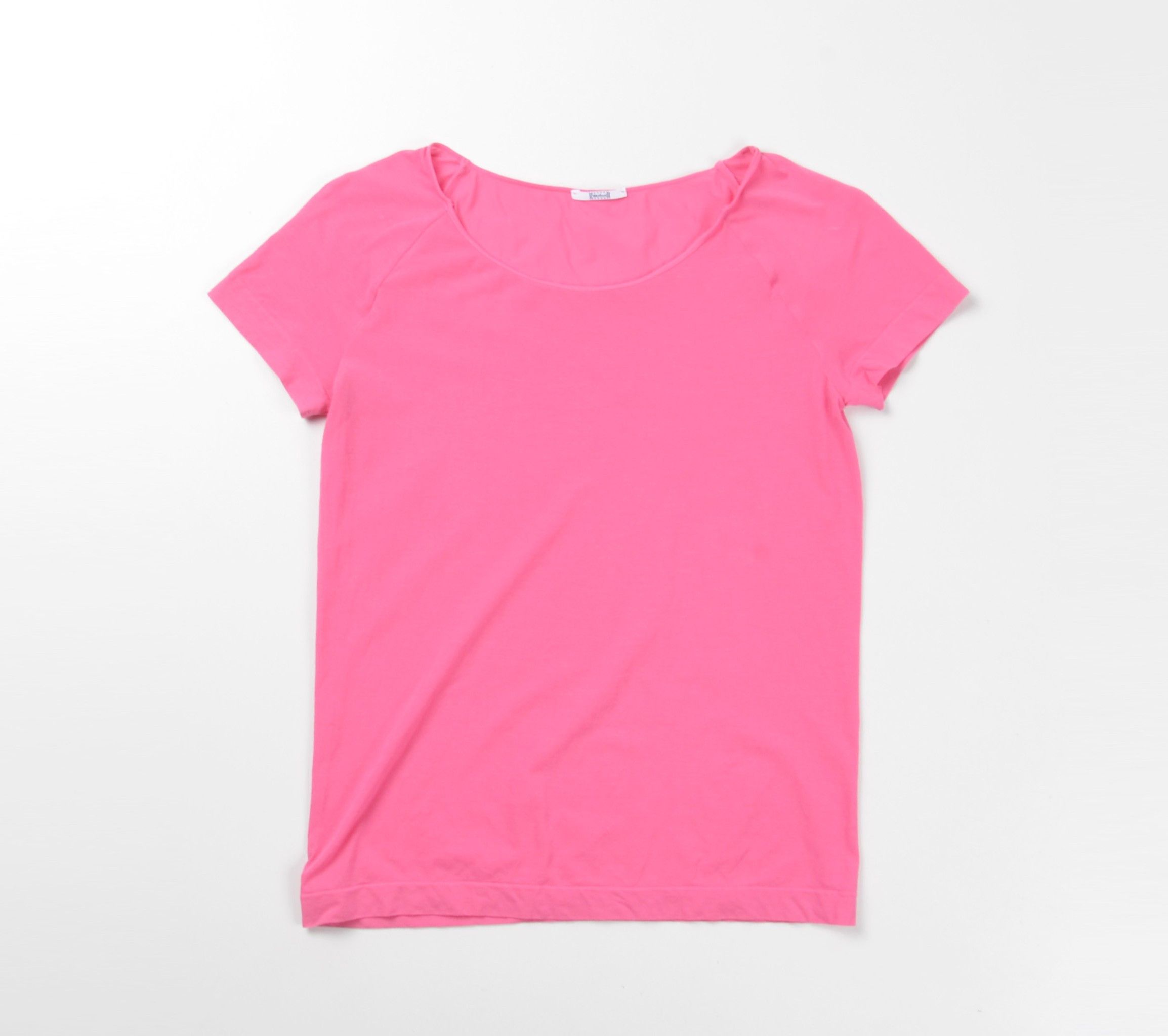 Wolford Wolford Neon Pink Basic Y2K Slim Fit Minimalist Top Size S / US 4 / IT 40 - 4 Thumbnail
