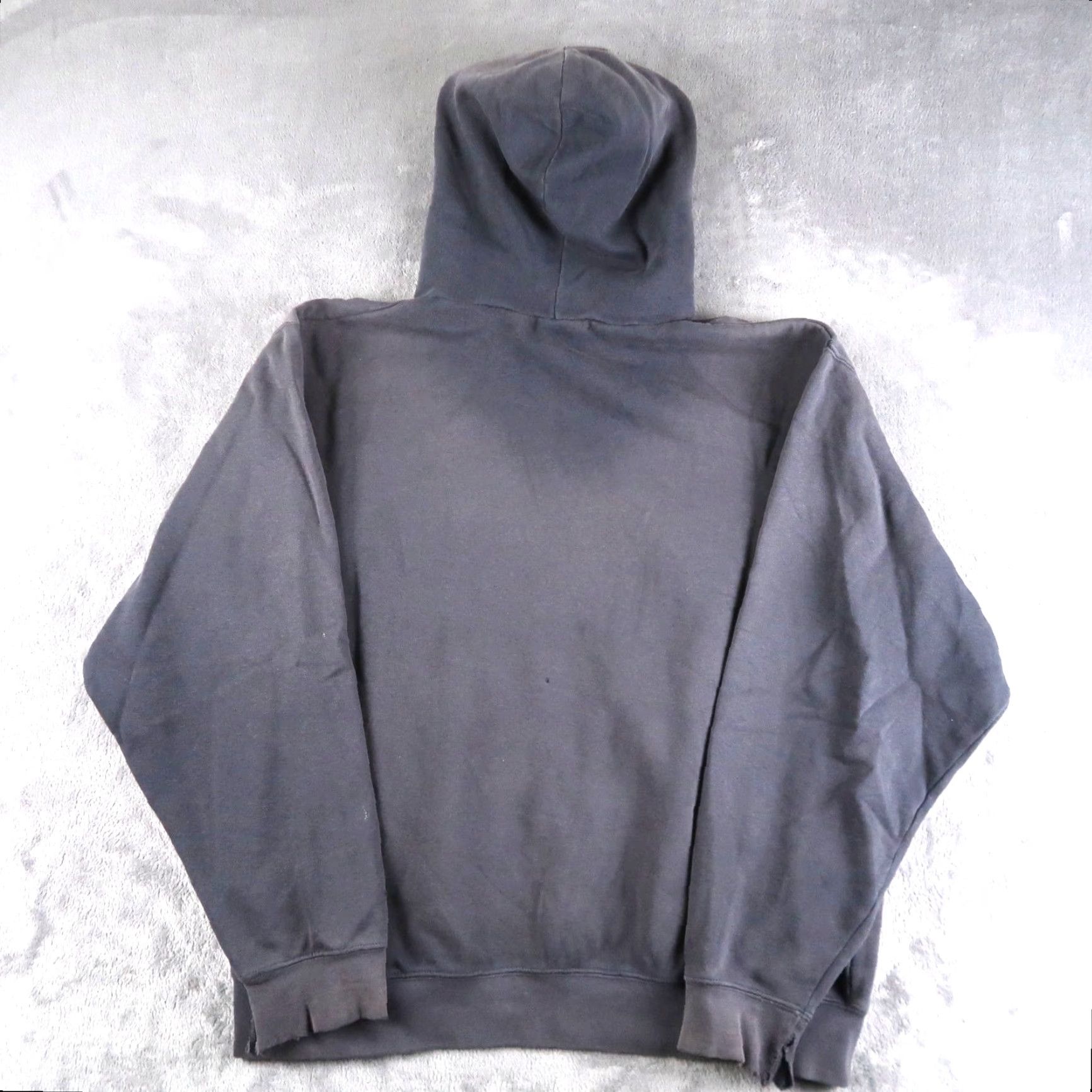 Nike VINTAGE Nike Hoodie Mini Swoosh Faded Blue L Large Pullover Mens Size US L / EU 52-54 / 3 - 2 Thumbnail