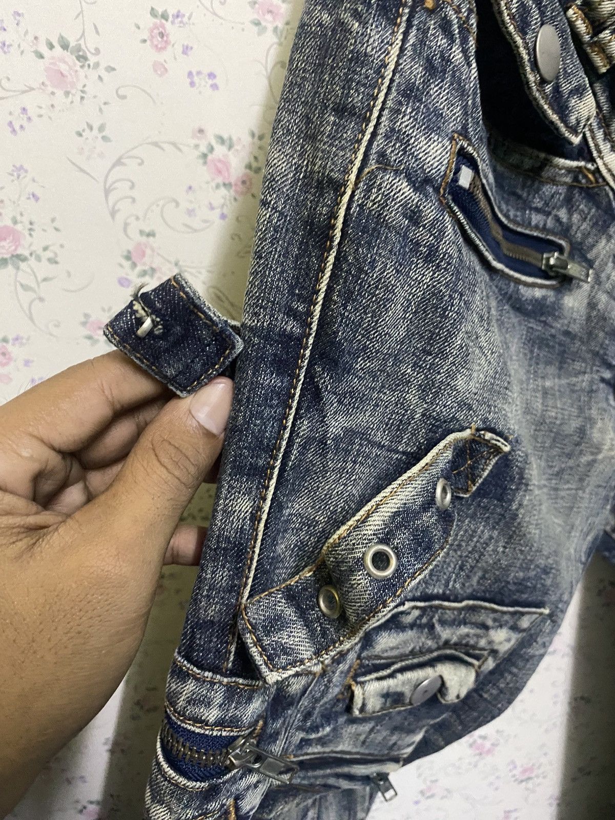 Le Grande Bleu (L.G.B.) × Vintage × semanticdesign Semantics design many pockets very rare Size US 32 / EU 48 - 7 Thumbnail