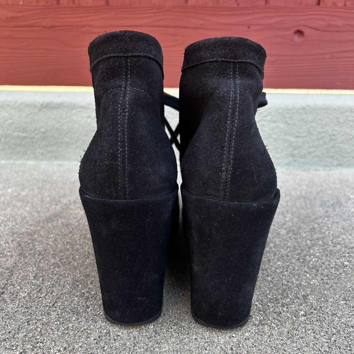 Balenciaga BALENCIAGA~Lace-Up Wallaby Platform Wedge Booties~7.5/8/38 Size US 8 / IT 38 - 9 Thumbnail