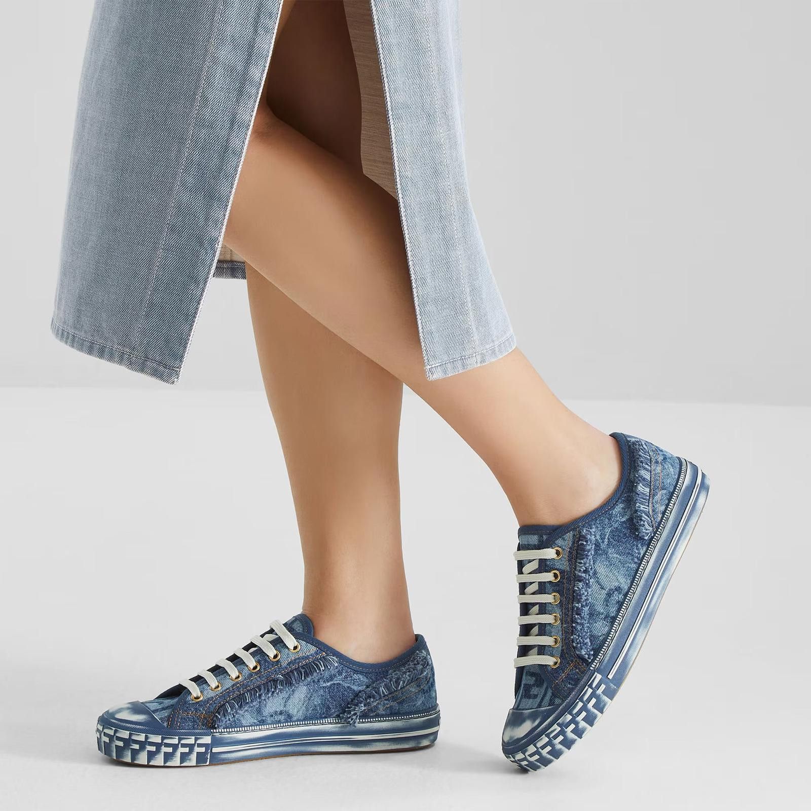Fendi Fendi Domino Sneakers Size US 5.5 / IT 35.5 - 4 Thumbnail