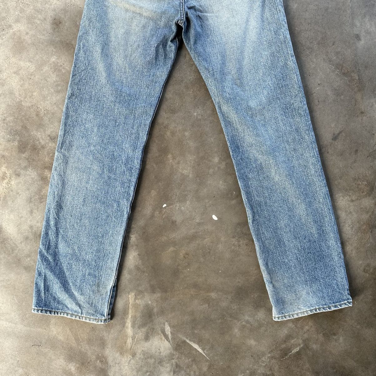 Japanese Brand Vintage Japanese Light Wash Faded Denim Jean Pant W32 Size US 32 / EU 48 - 11 Thumbnail