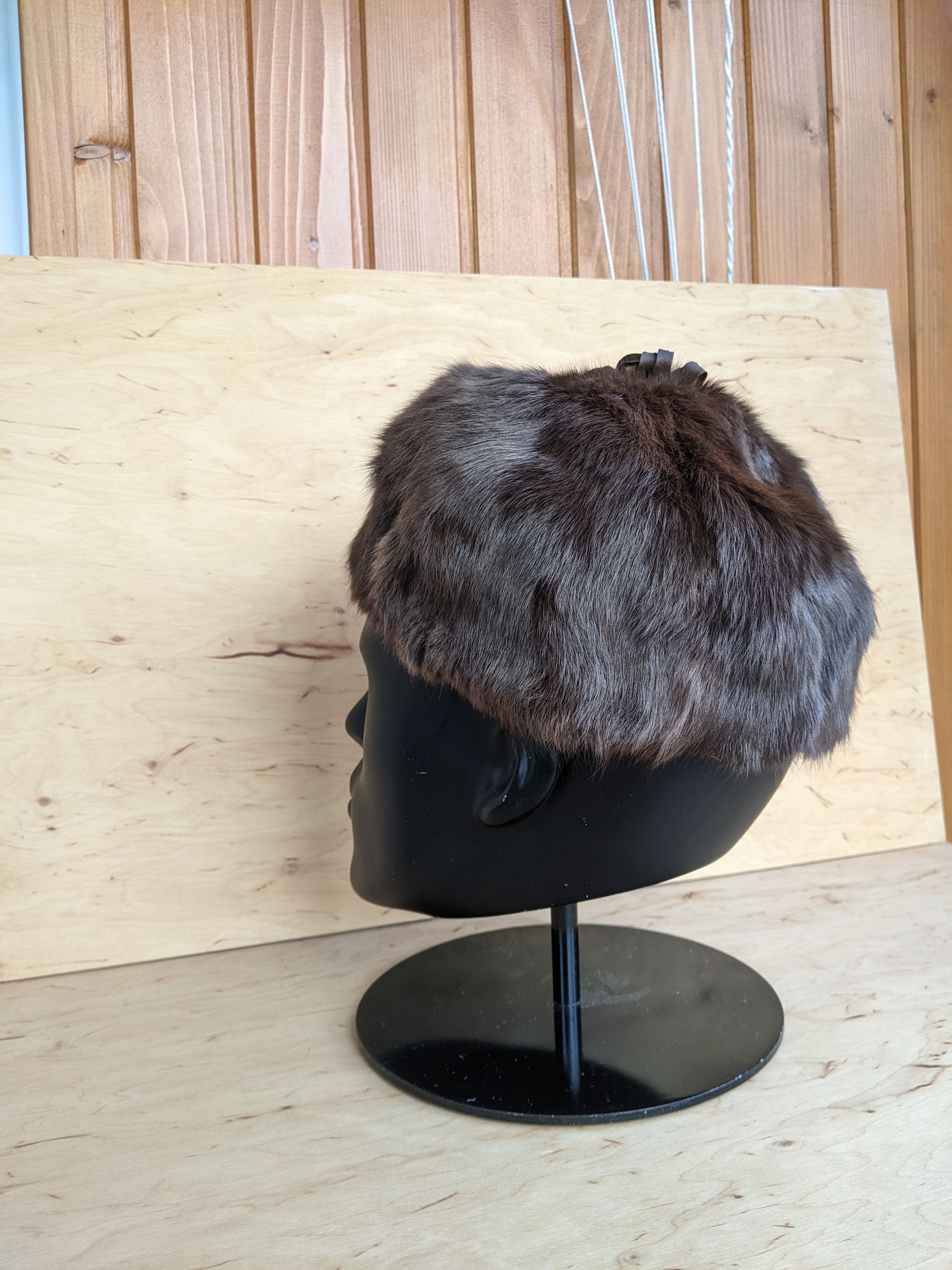 Japanese Brand Edna Wallace Vintage 70s Genuine Fur Hat Kangol Gucci Size ONE SIZE - 8 Thumbnail