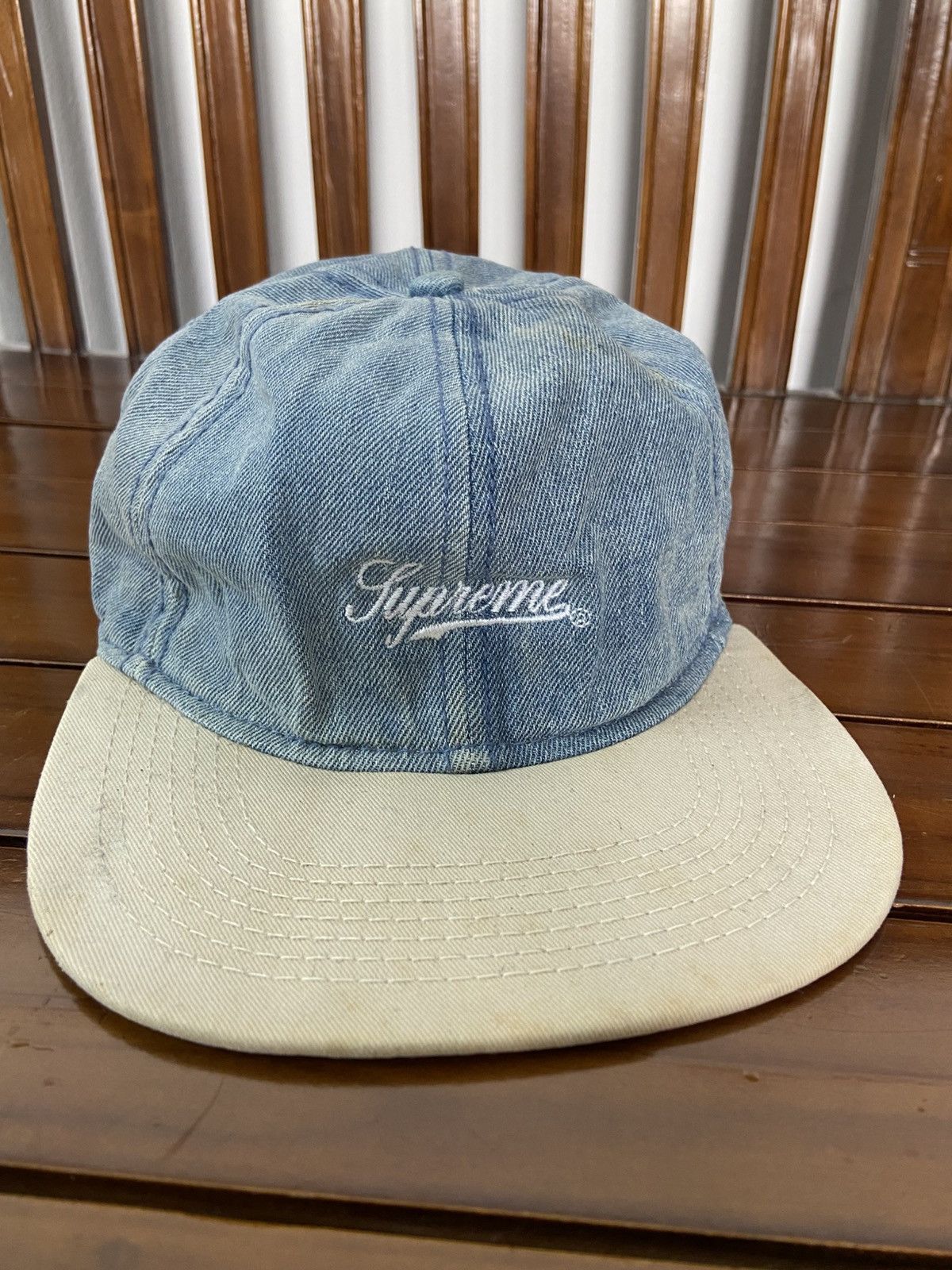 Stone Island × Supreme Supreme Stone Island Denim 6-Panel