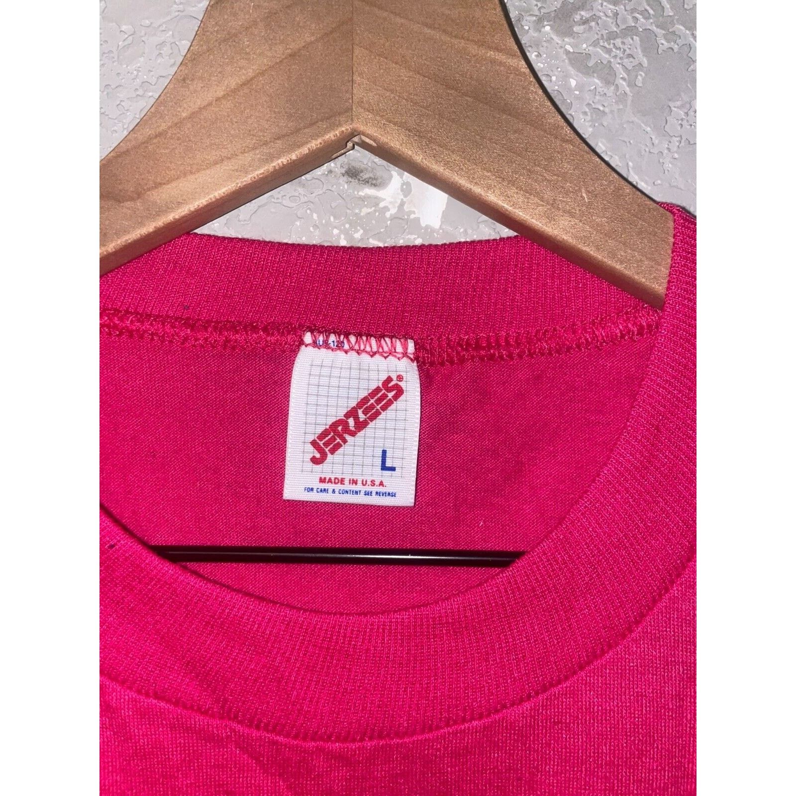 Jerzees Vintage Bozeman School Shirt Wellness Peak Pink Tee VTG 90s Size US L / EU 52-54 / 3 - 7 Thumbnail